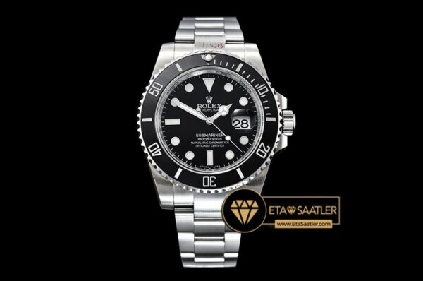 ROLSUB0230A - Submariner 116610 904L SSSS Black V8 Noob SA3135 - 12.jpg